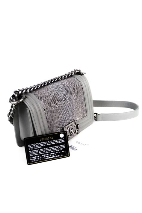 chanel boy bag gunmetal